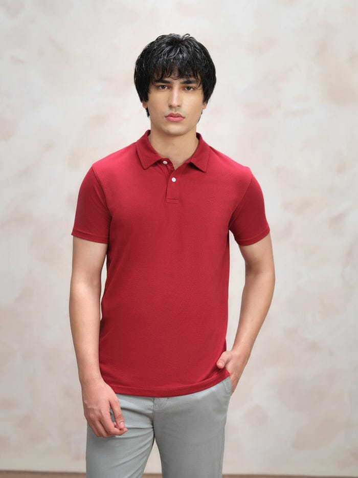RED POPCORN POLO SHIRTS