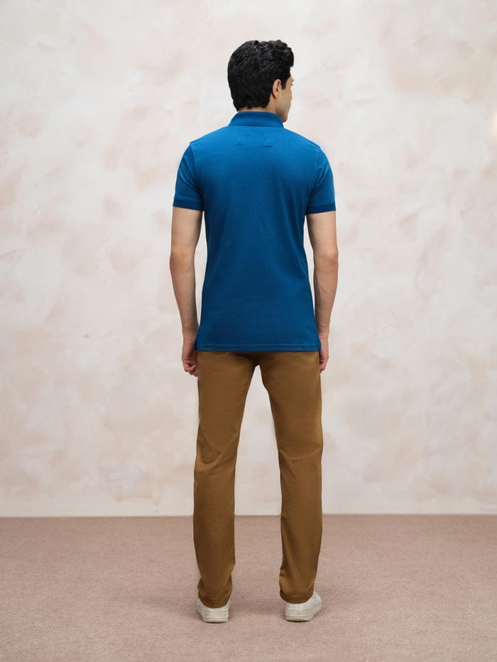 TEAL BLUE POLO SHIRT