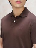 CHOCOLATE BROWN POLO SHIRT