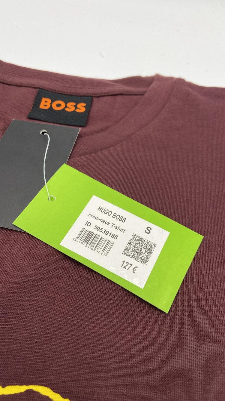 HB crew neck cotton jersey t-shirt with logo artwork