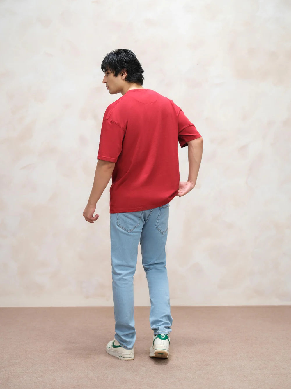 sustain Maroon shirt oversized