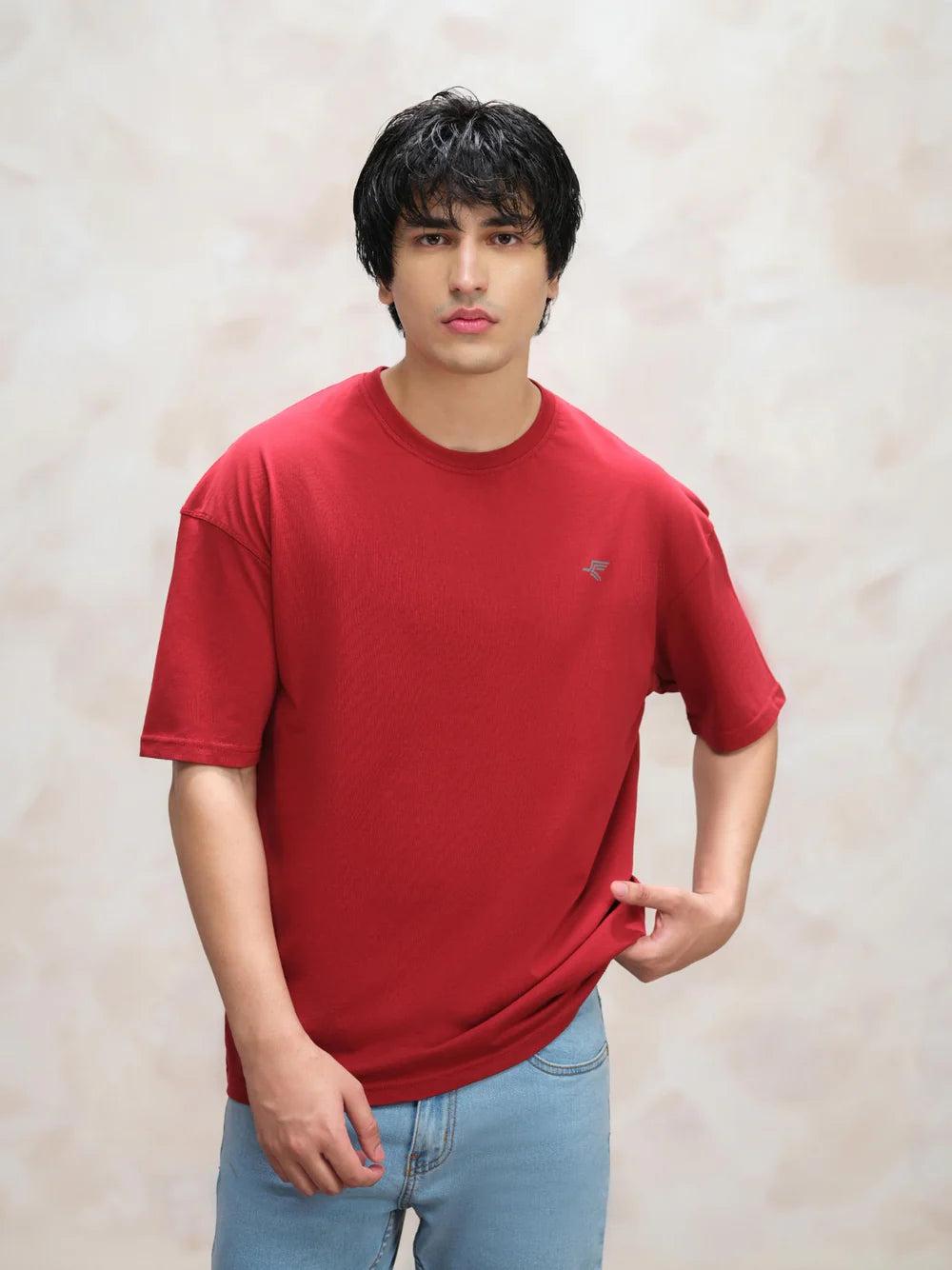sustain Maroon shirt oversized